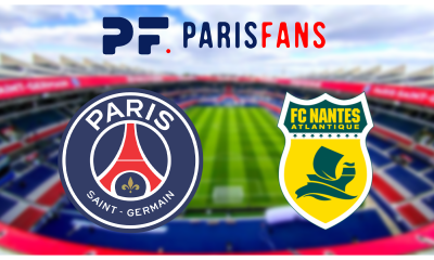 PSG/Nantes - Les équipes officielles :