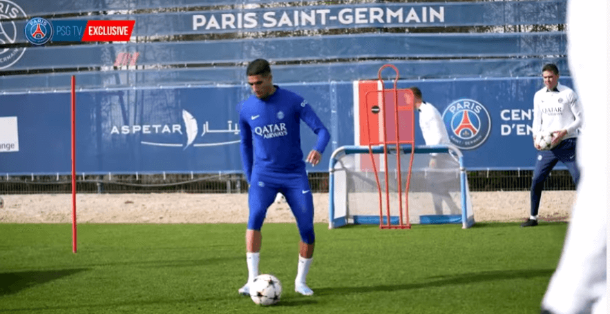 PSG/Benfica - Revivez des extraits de l'entraînement auprès de Messi et des Parisiens