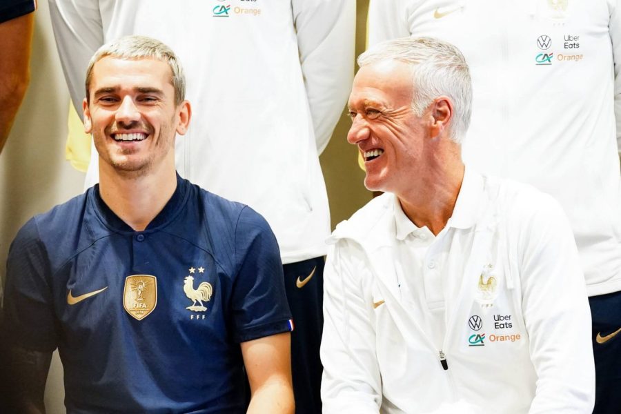 France/Australie - L'équipe des Bleus avec Griezmann en relayeur gauche ?