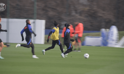 PSG/Paris FC - Revivez des extraits de l'entraînement avant le match amical