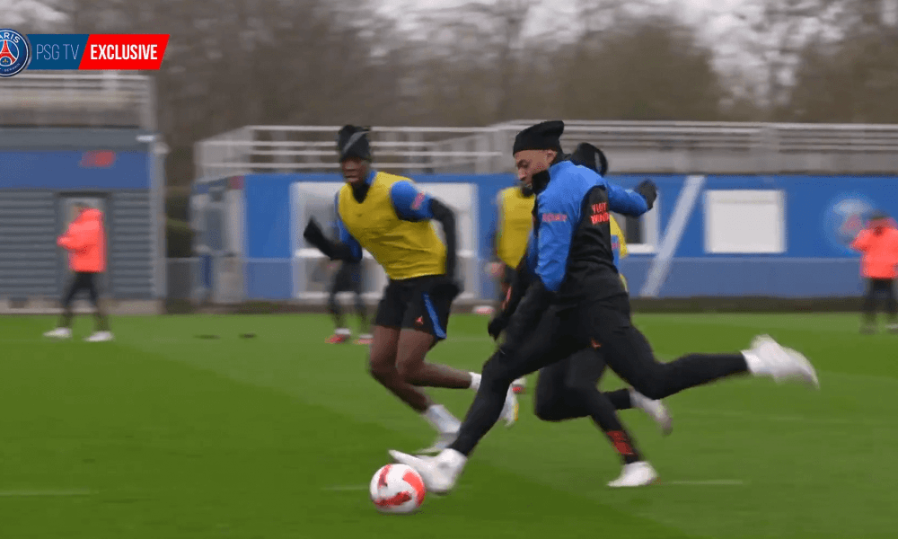 Revivez l'entraînement de ce mardi auprès des joueurs du PSG