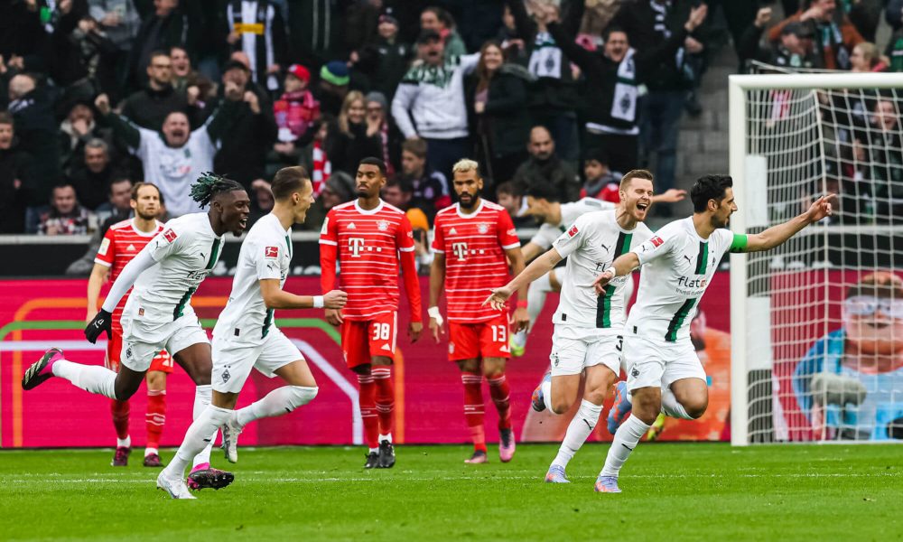 LDC - Le Bayern s'incline contre Mönchengladbach en jouant à 10 presque tout le match