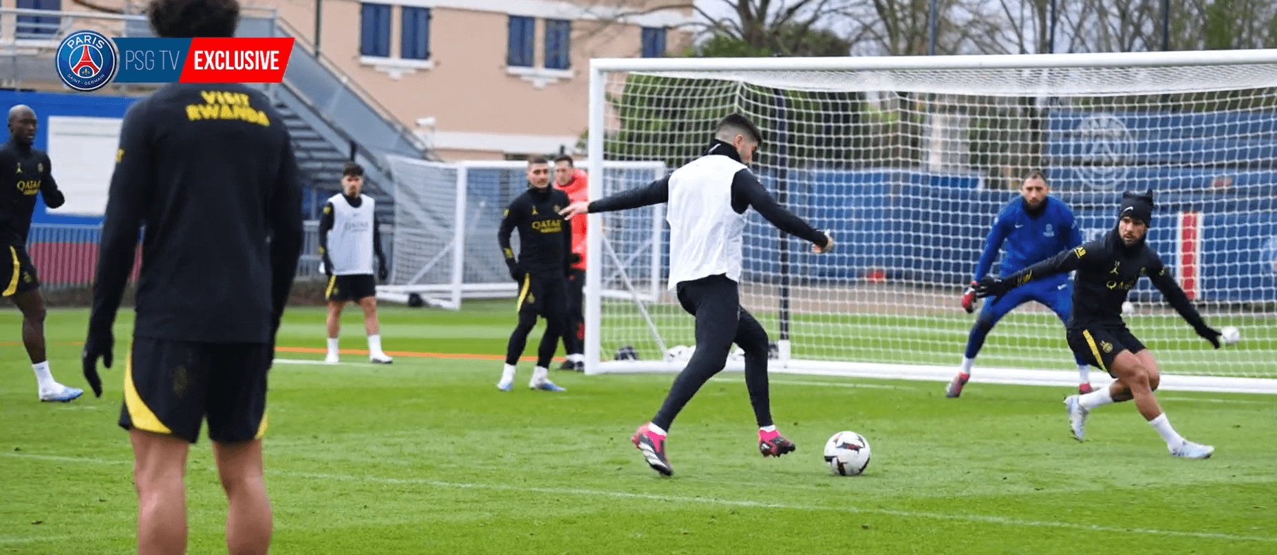 PSG/Toulouse - Revivez des extraits de l'entraînement des Parisiens