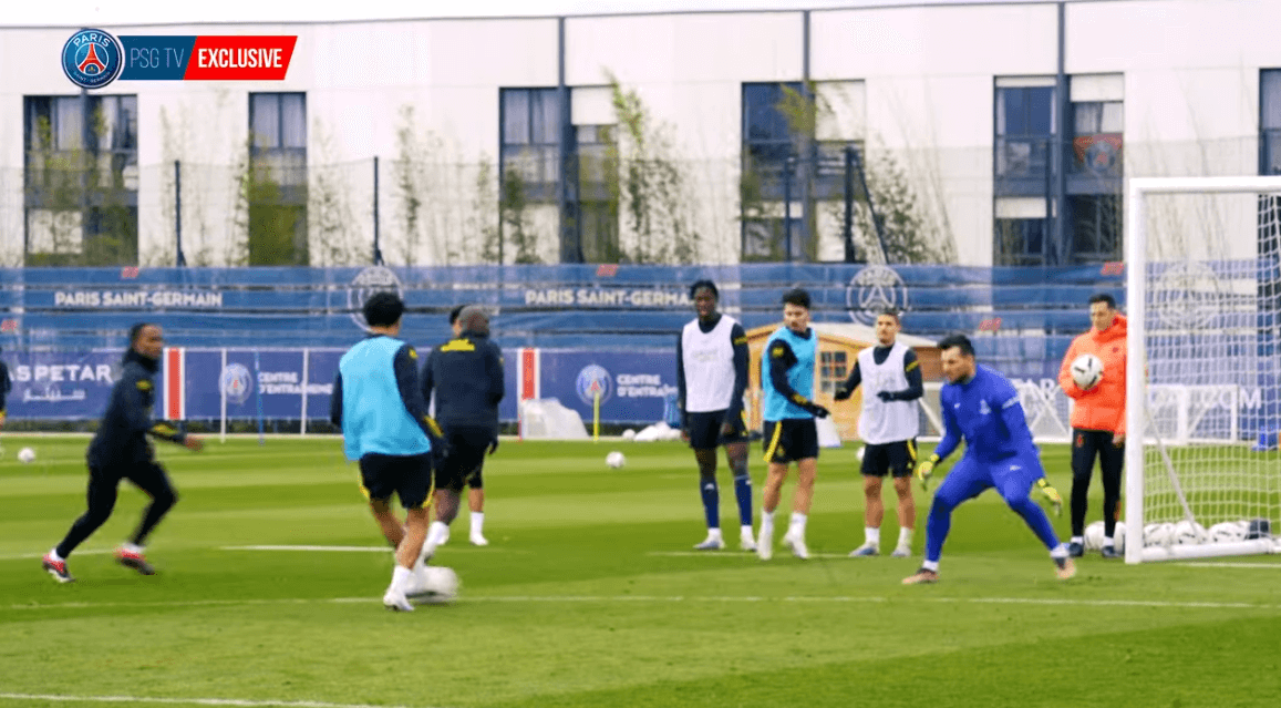 PSG/Lyon - Revivez des extraits de l'entraînement des Parisiens