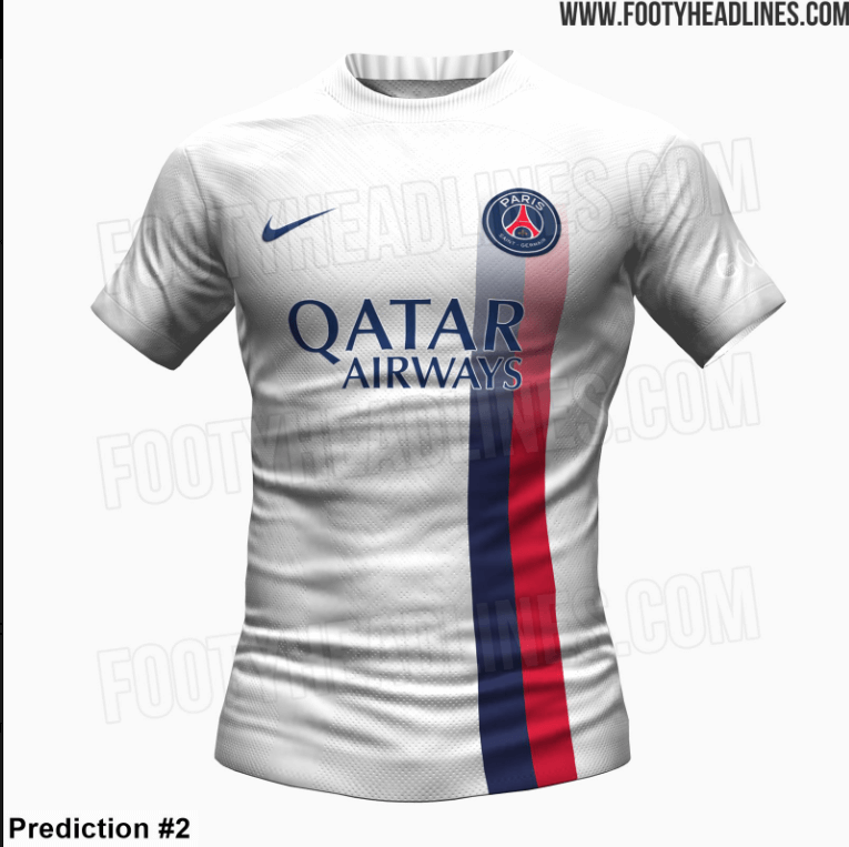 Maillot extérieur 2023-2024 du PSG, de nouvelles images