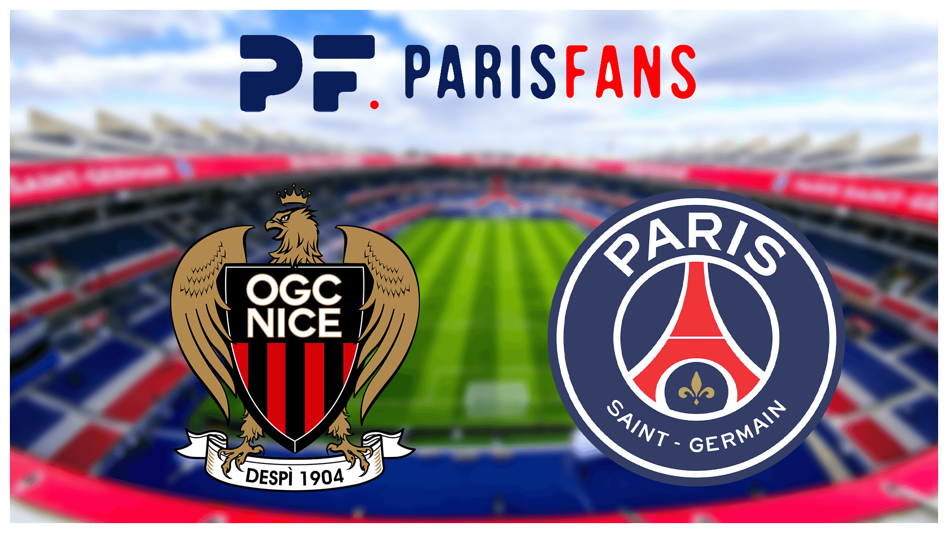 Nice/PSG - Les équipes officielles :