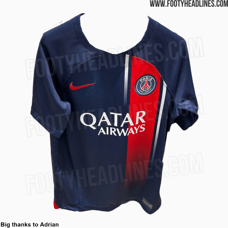 Le maillot domicile du PSG 2023-2024 en vente en mai ?