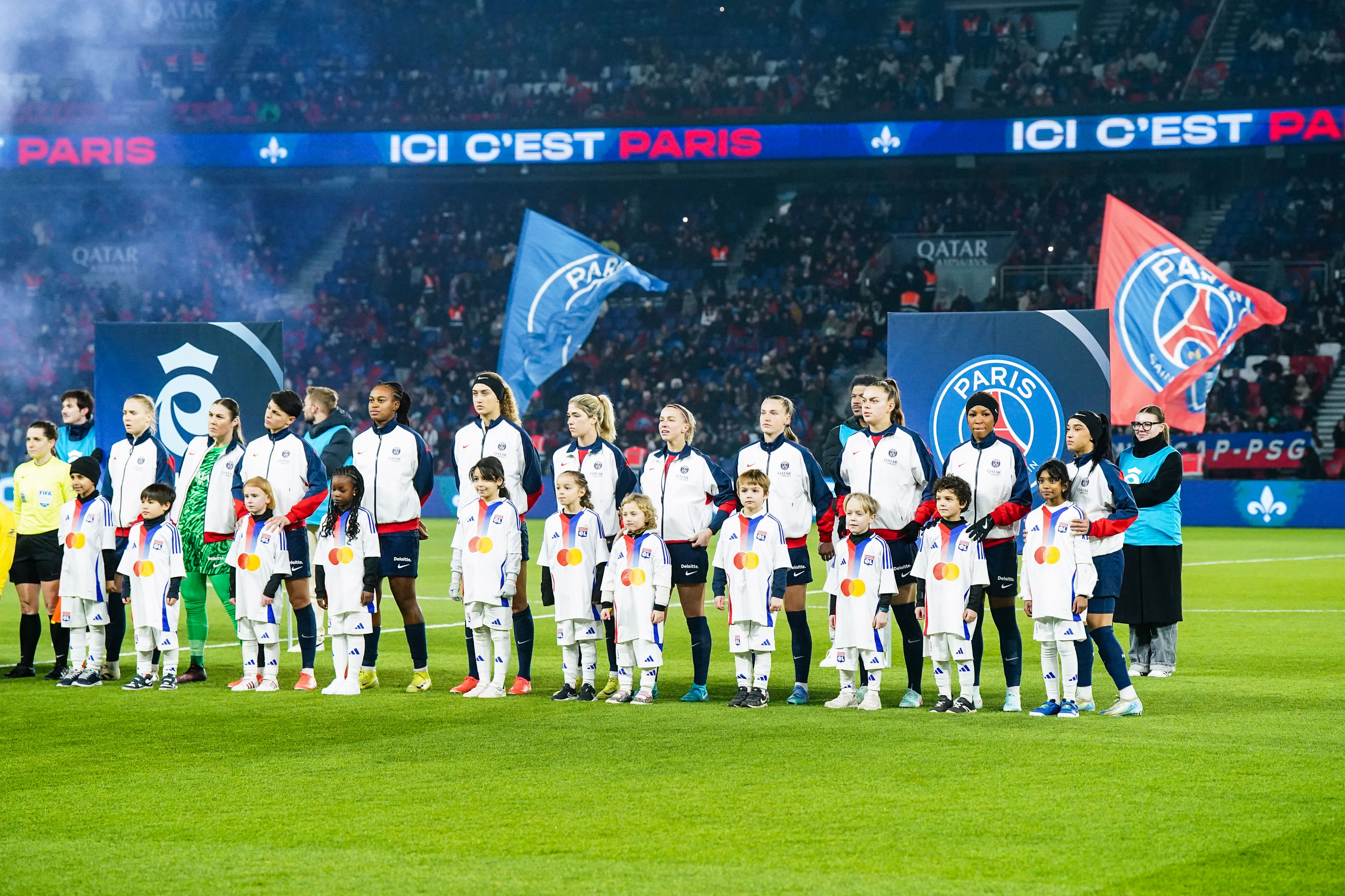Paris FC/PSG - Le groupe parisien