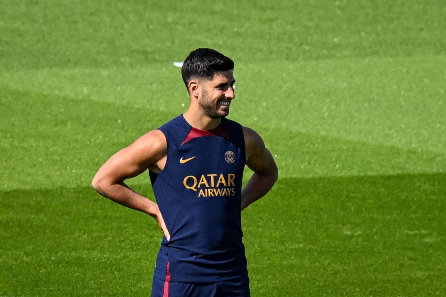 PSG/Montpellier - Asensio bien présent à l'entraînement collectif ce jeudi