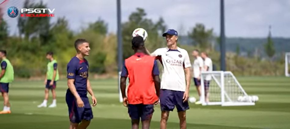 Revivez entraînement du PSG auprès des joueurs