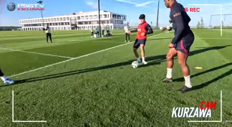 Un entraînement du PSG dans la peau d'un joueur