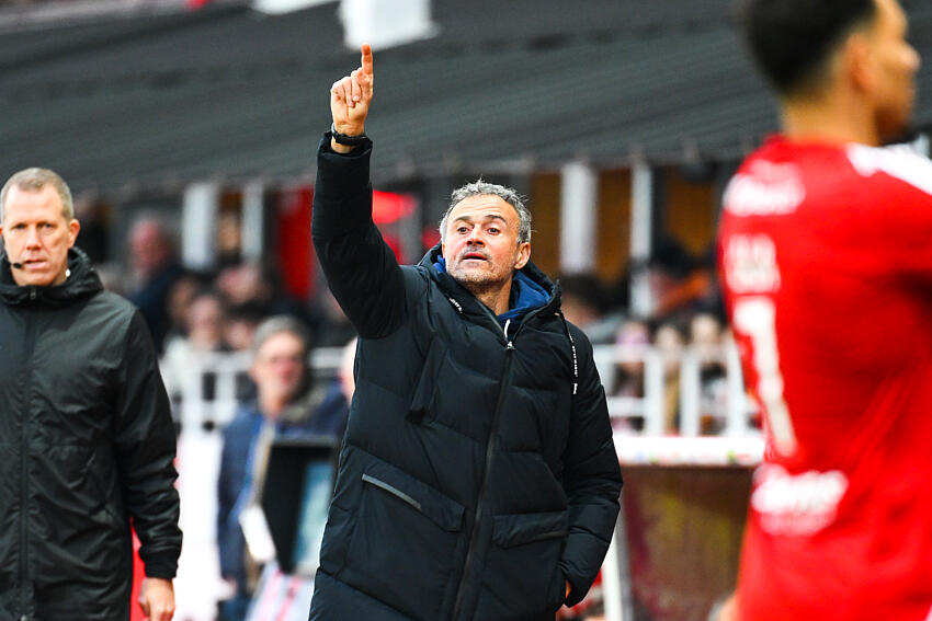 Brest/PSG - Luis Enrique satisfait de voir son équipe surmonter les difficultés