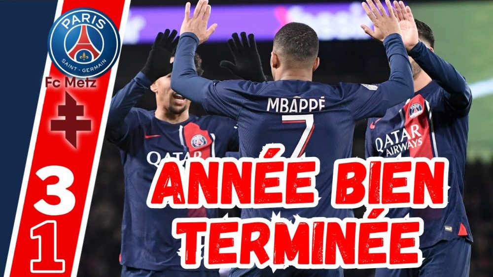 Vidéo PSG/Metz - Mbappé, Vitinha, Kolo Muani, Kimpembe...