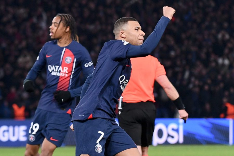 Kylian Mbappé célébration