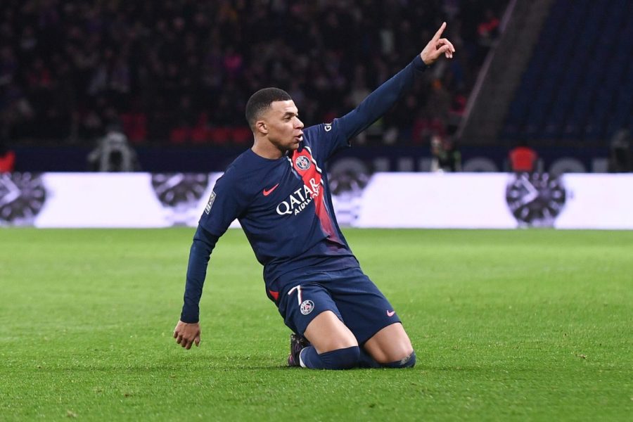 Kylian Mbappé célébration but