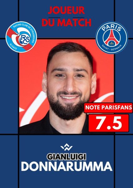 Strasbourg/PSG - Donnarumma élu meilleur joueur par les supporters