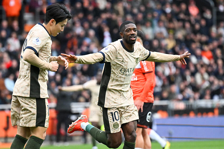 Résumé vidéo Lorient/PSG (1-4), doublé de Dembélé et Mbappé !