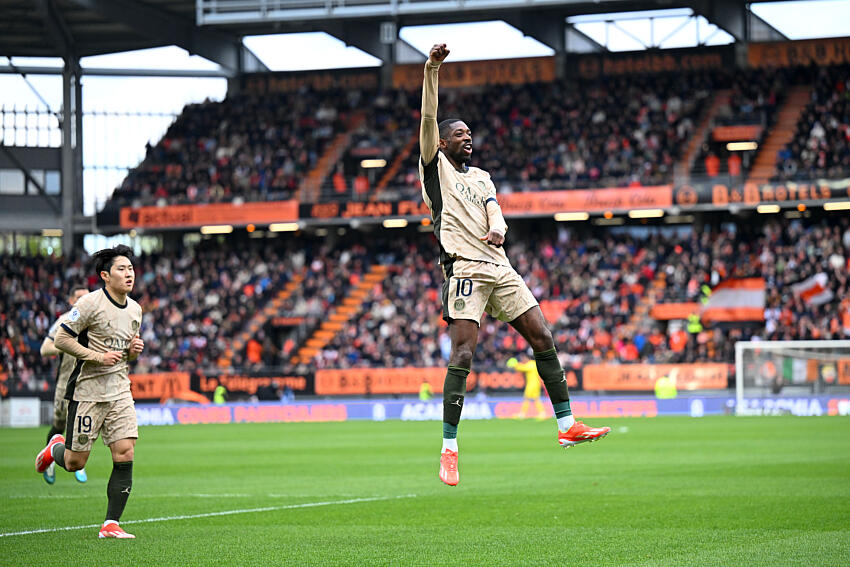 Lorient/PSG - Dembélé évoque la victoire, ses buts et le titre
