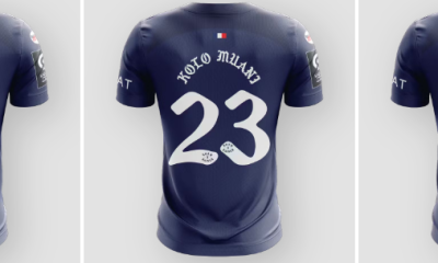 Les maillots du PSG lors du Classico en vente aux enchères !