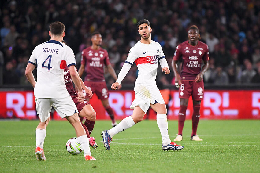 Metz/PSG - Asensio élu meilleur joueur par les supporters