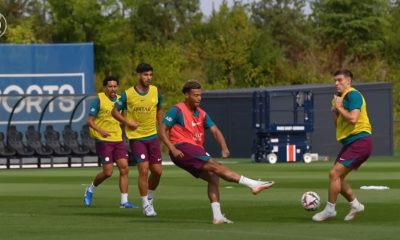 Revivez le premier entraînement de Doué au PSG