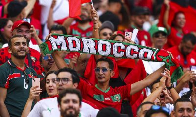 Supporters équipe du Maroc football