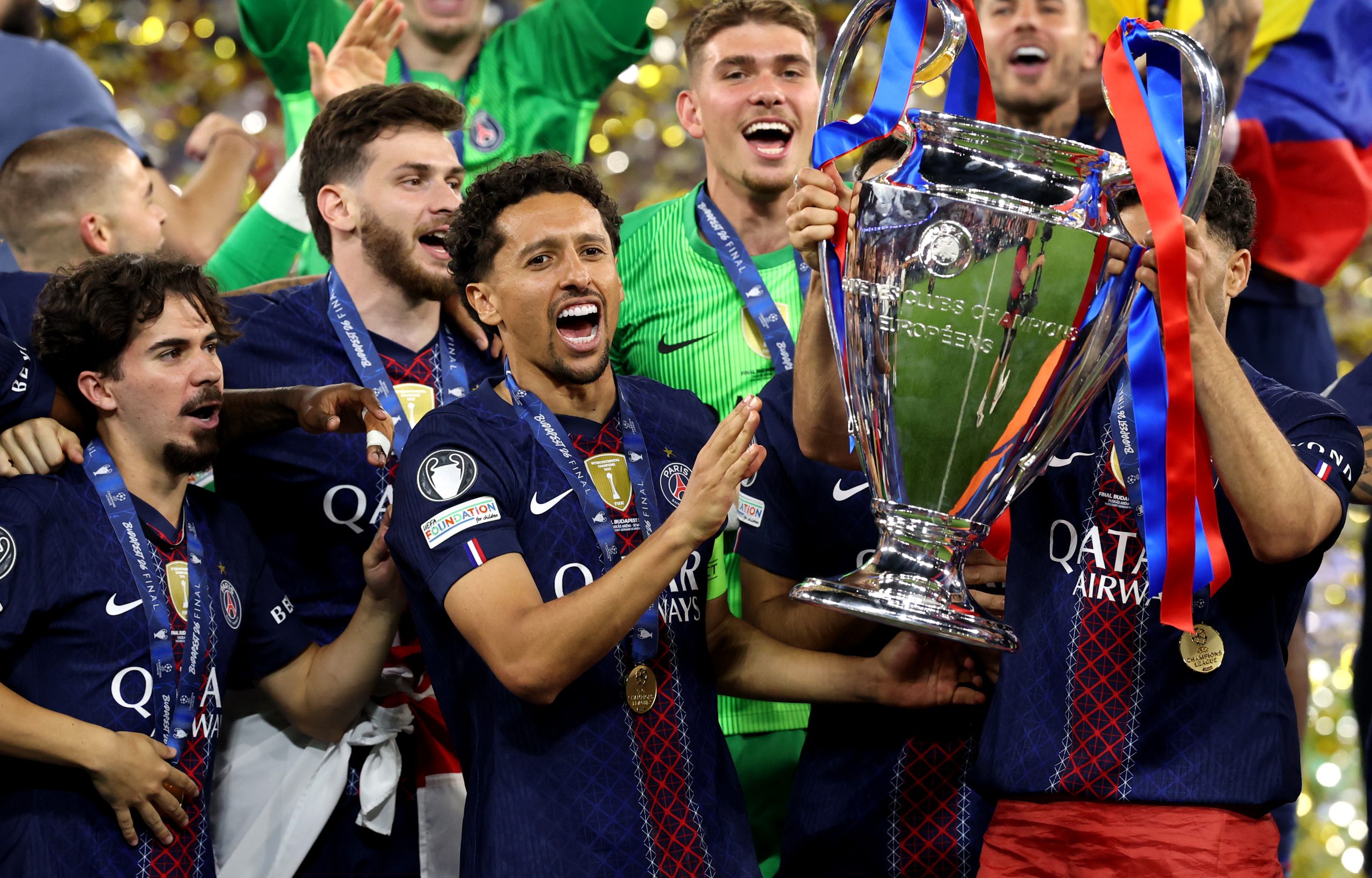 PSG/Arsenal - Marquinhos ne m&acirc;che pas ses mots apr&egrave;s le sacre