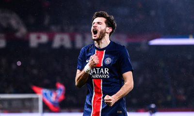 PSG/Monaco - Kvaratskhelia savoure après son but et la victoire