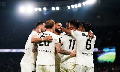 Célébration but Morgan Sanson PSG/Nice