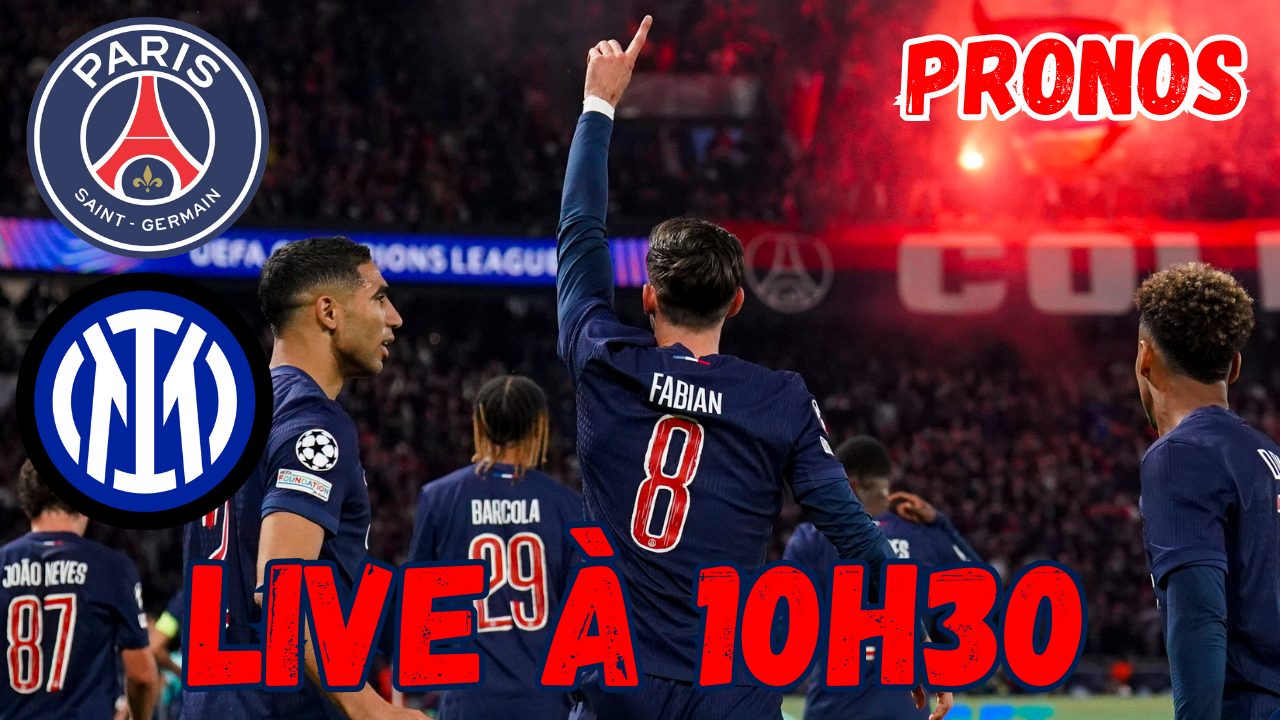Live PSG/Inter Milan : L'équipe pour gagner la Ligue des Champions, rendez-vous à 10h30 !