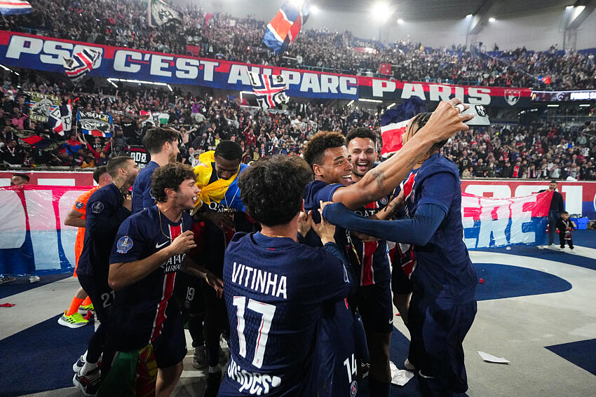 Célébration titre PSG
