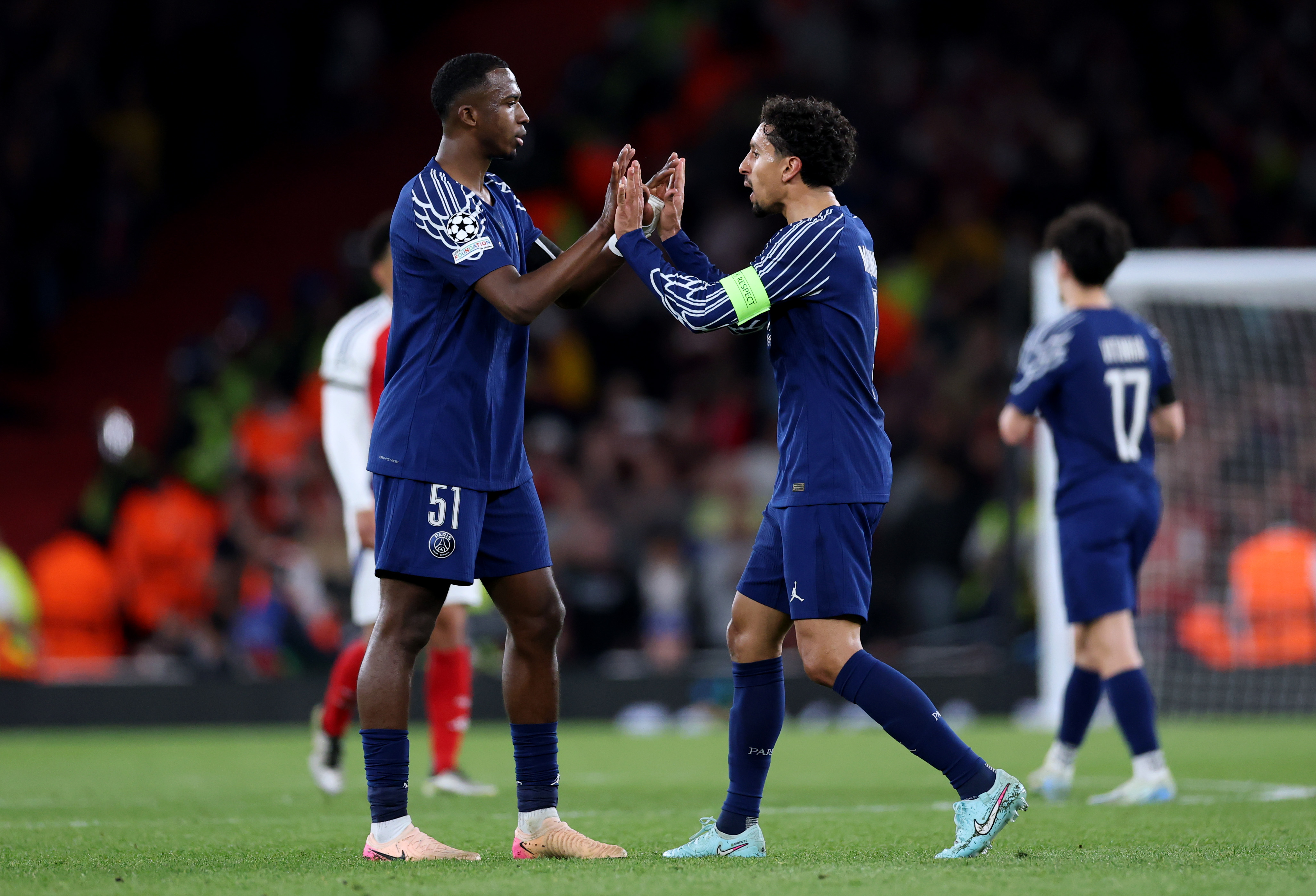 Marquinhos se lâche sur Willian Pacho