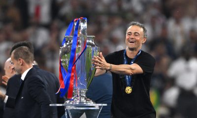 Le chant de Luis Enrique pour les supporters du PSG !