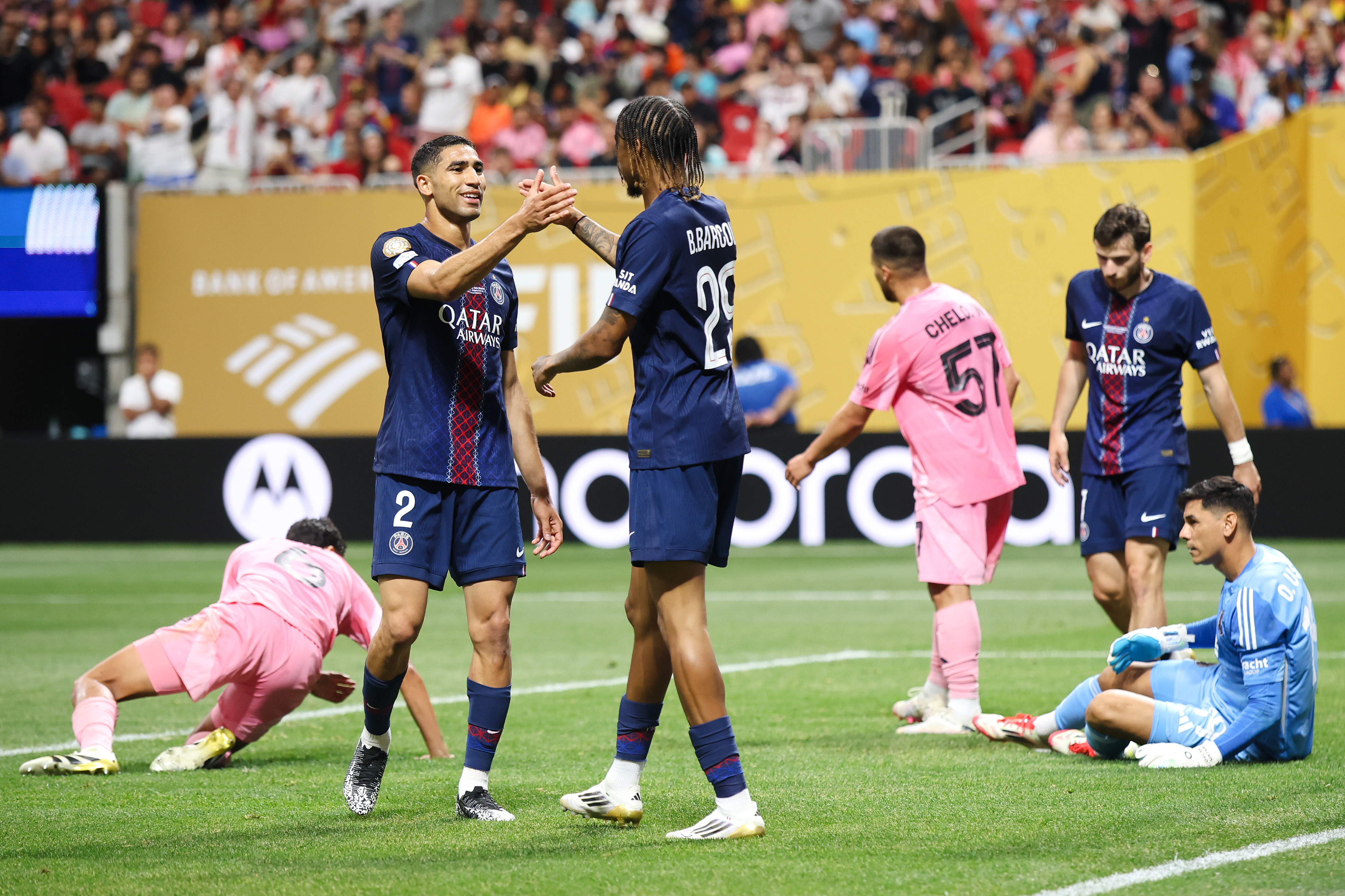 PSG/Inter Miami - Barcola content des minutes et confiant avec son équipe