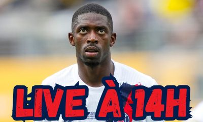 Live PSG - Dembélé doit-il absolument rester dans l'axe ? Discussion à 14h !