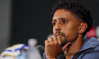 PSG/Tottenham - Marquinhos en conf