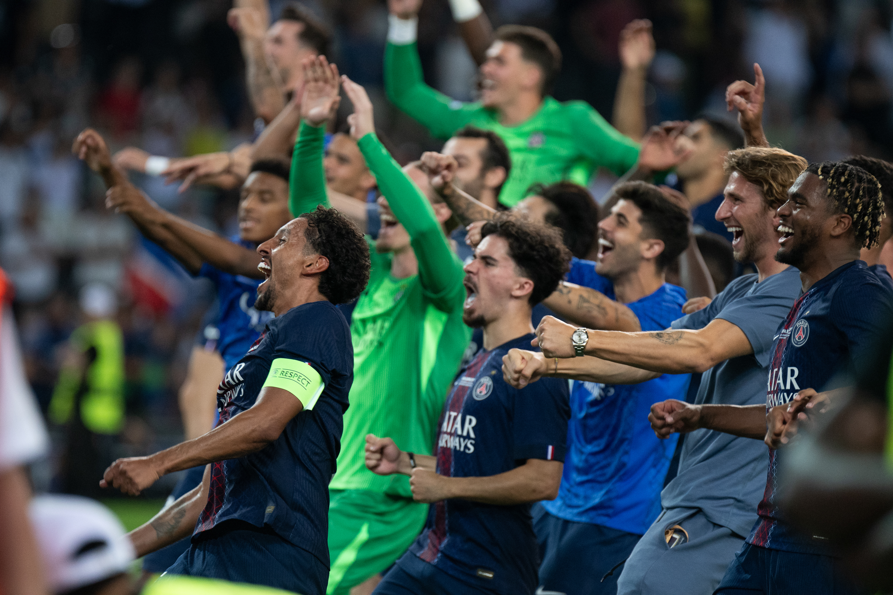 Marquinhos rentré sur le podium d'un immense record