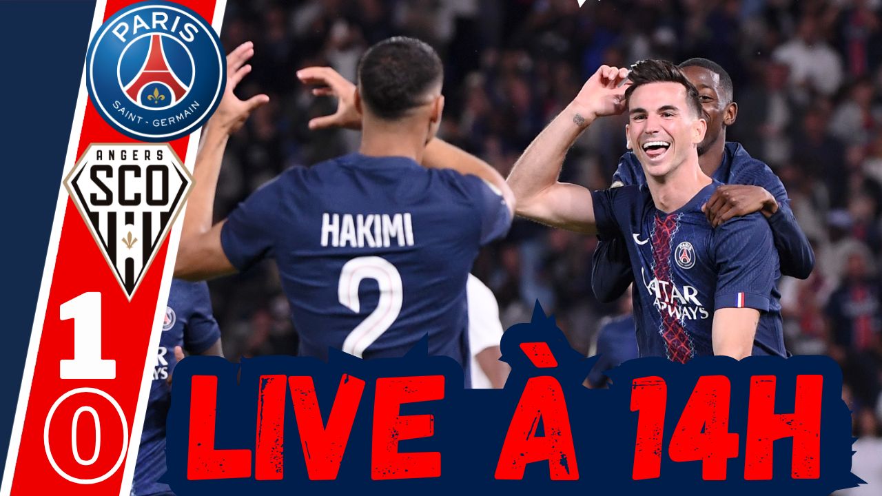 Live PSG/Angers - Débrief de la victoire maîtrisée et mercato, rendez-vous à 14h!