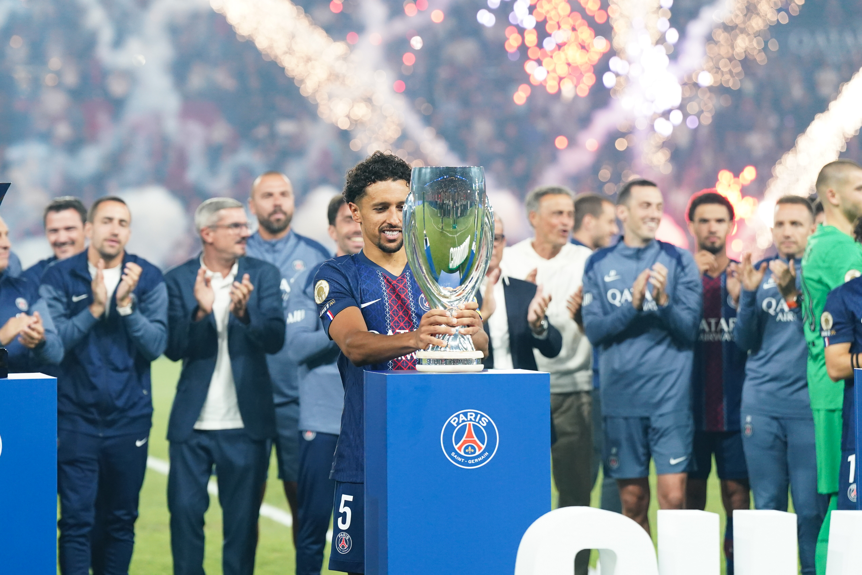 PSG/Atalanta - Les mots forts de Marquinhos : histoire, Chevalier, Barcola et concurrence