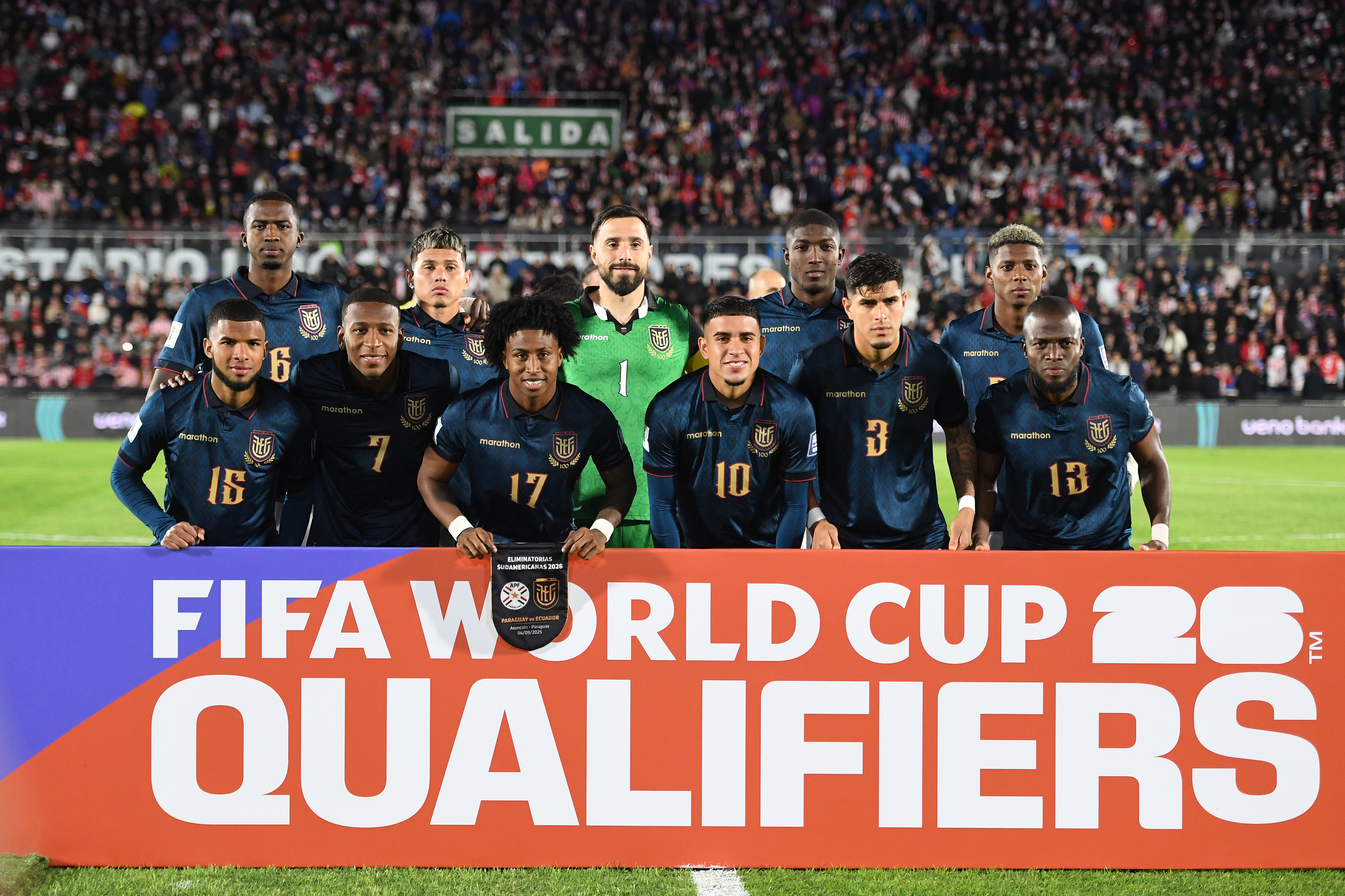 Equateur/Argentine - Les équipes officielles :