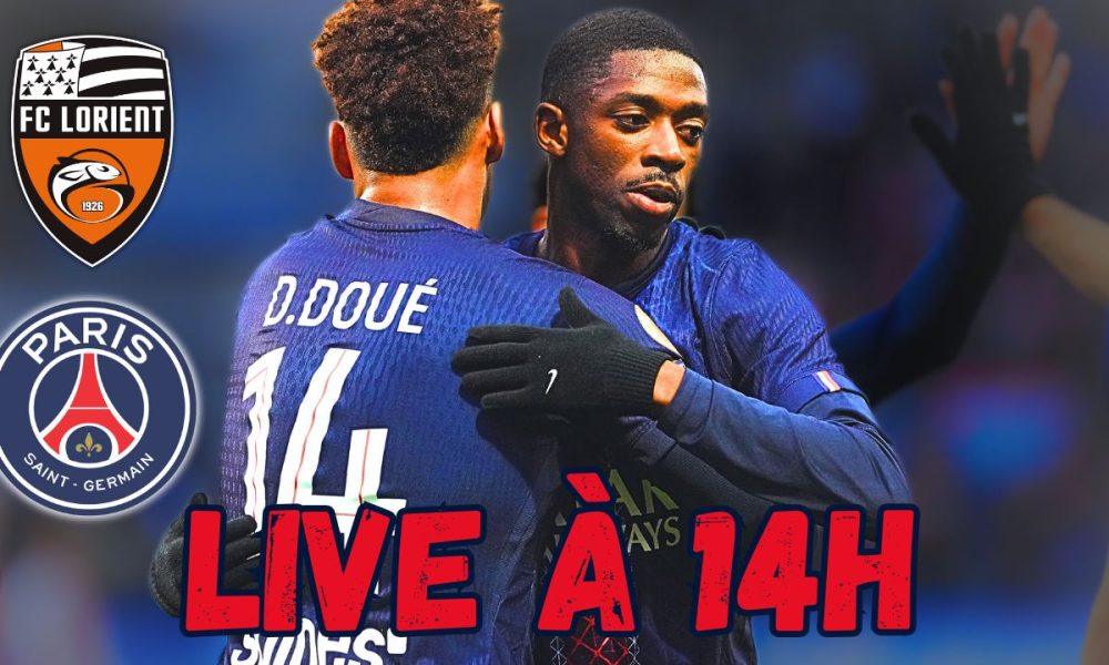 Live Lorient/PSG : L'équipe parisienne, avec Dembélé titulaire ? Rendez-vous à 14h !
