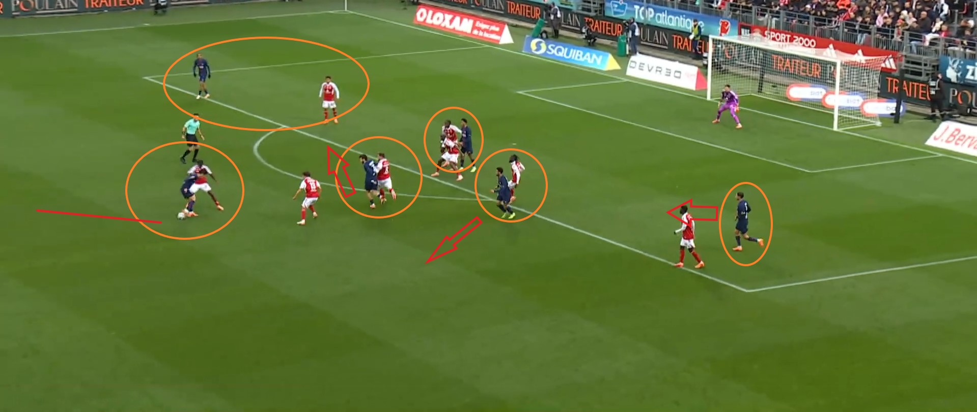Brest/PSG - Zaïre-Emery et mouvements clefs, l'analyse du 1er but de Hakimi
