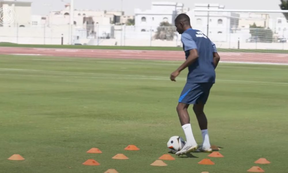 Revivez la guérison de Dembélé à Doha en vidéo