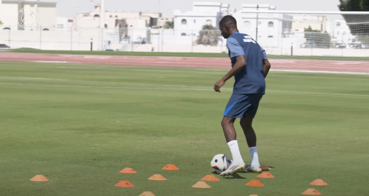 Revivez la guérison de Dembélé à Doha en vidéo