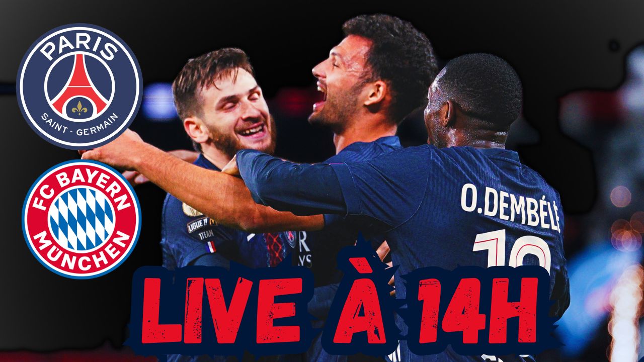 Live PSG/Bayern Munich - Paris est prêt ? L'équipe pour la LDC : Rendez-vous à 14h!
