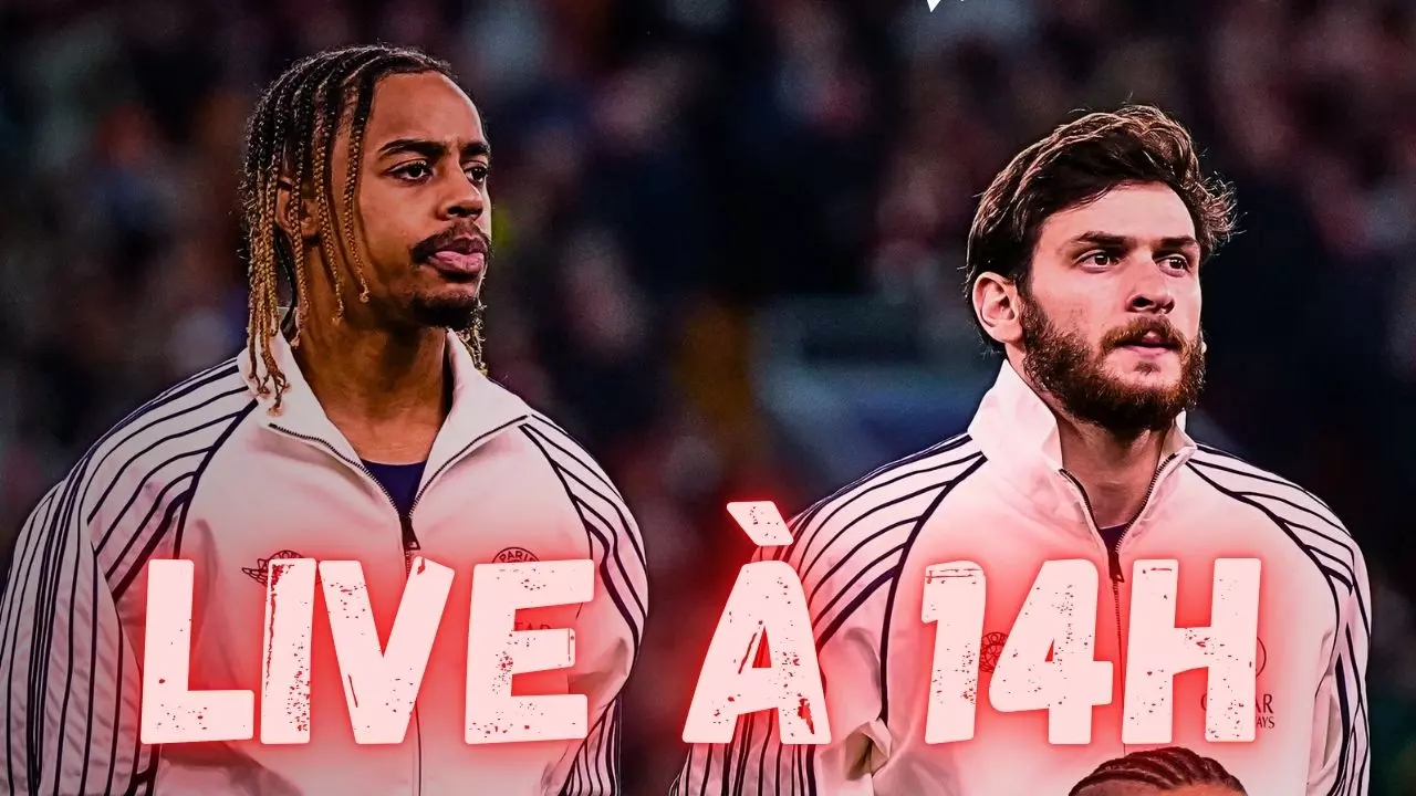 Live PSG - Barcola, Kvaratskhelia...attaque en difficulté : rendez-vous à 14h !