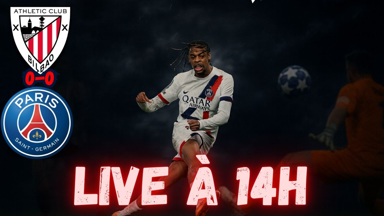 Live Athletic Bilbao/PSG - Encore inefficaces, nos notes des Parisiens...Rendez-vous à 14h!