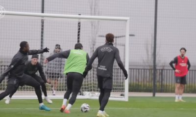 PSG/Rennes - Revivez l'entraînement des Parisiens auprès des joueurs