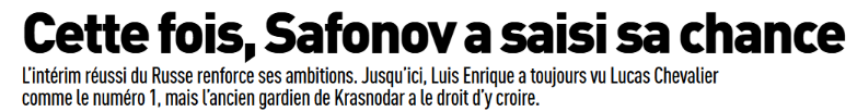 Press review: PSG/Flamengo with uncertainties and Safonov's strong performance Press review: PSG/Flamengo with uncertainties and Safonov's strong performance