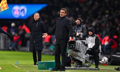 St&eacute;phane Gilli et Luis Enrique PSG/Paris FC